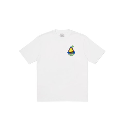 Palace NEIN CHEESE NEIN EGG T-SHIRT WHITE - Colorway