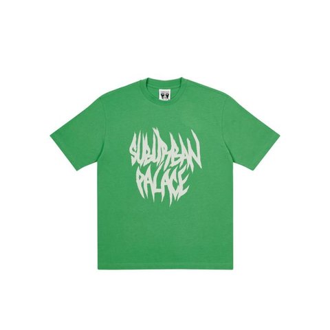 Palace PALACE SUBURBAN BLISS PAINTBRUSH T-SHIRT GREEN