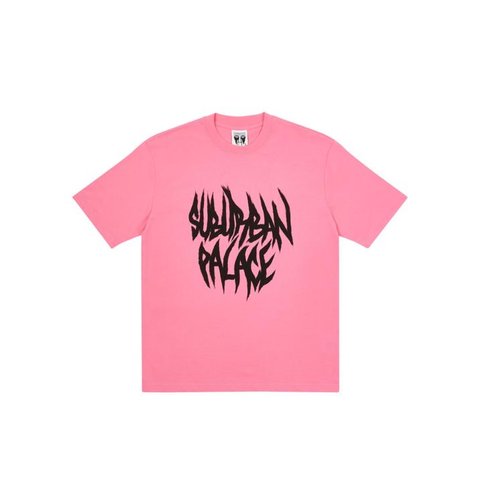 Palace PALACE SUBURBAN BLISS PAINTBRUSH T-SHIRT PINK