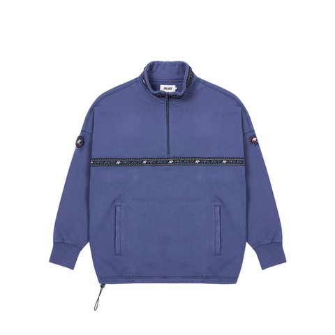 Palace ZEN HALF ZIP NAVY - Colorway