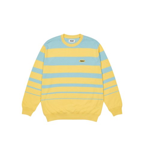Palace GETTING THINNER CREW YELLOW - Colorway