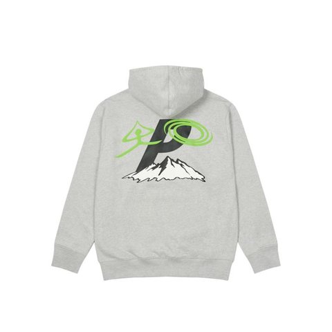 Palace P-ZEN HOOD GREY MARL