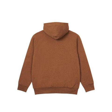 Palace PATCH THERMAL ZIP HOOD BROWN