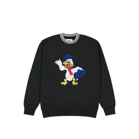 Palace CHILLY DUCK OUT DROP SHOULDER CREW BLACK - Colorway