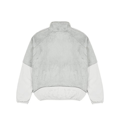 Palace POLARTEC HIGH-LOFT TEDDY FLEECE JACKET LIGHT GREY - Colorway