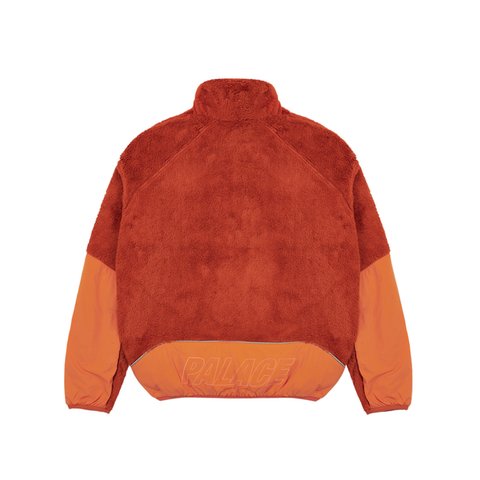 Palace POLARTEC HIGH-LOFT TEDDY FLEECE JACKET PUMPKIN - Colorway