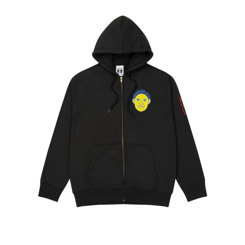 Palace PALACE SUBURBAN BLISS ELF HEAD PATCH ZIP HOOD BLACK - Colorway