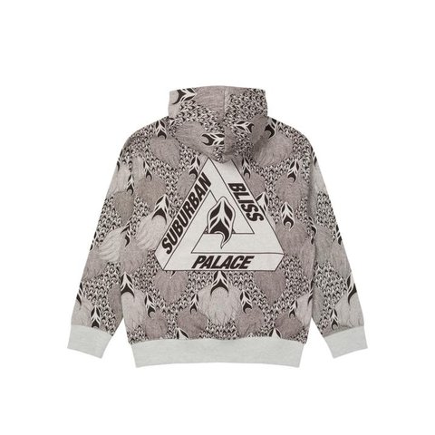 PALACE SUBURBAN BLISS GHOST HOOD GREY MARL