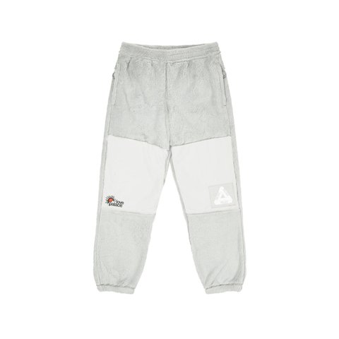 POLARTEC HIGH-LOFT TEDDY FLEECE JOGGERS LIGHT GREY