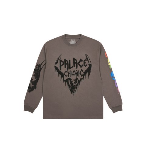 Palace PALACE CHRONICLES LONGSLEEVE CHARCOAL - Colorway