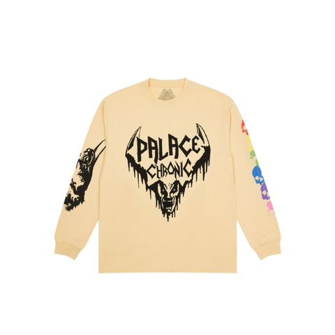Palace PALACE CHRONICLES LONGSLEEVE OATMEAL - Colorway