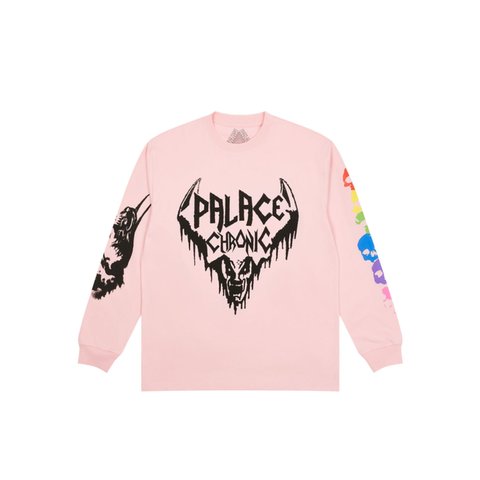 Palace PALACE CHRONICLES LONGSLEEVE PINK - Colorway
