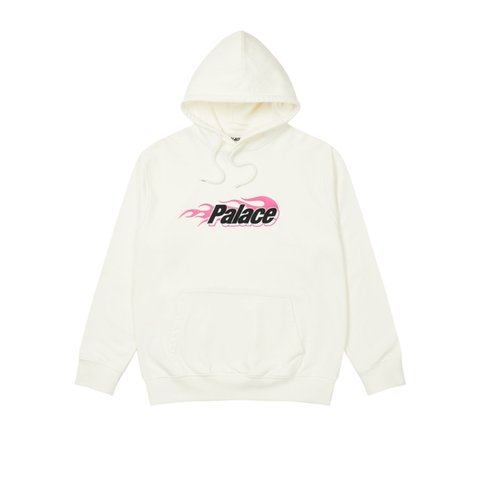 Palace P-FLAMES HOOD WHITE - Colorway