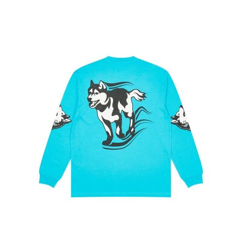 Palace DOGS ARE CHILL LONGSLEEVE BLUE