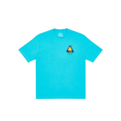 Palace NEIN CHEESE NEIN EGG T-SHIRT BLUE - Colorway