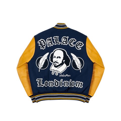 Palace AS YOU LIKE IT VARSITY JACKET NAVY - Colorway