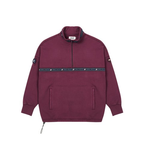 Palace ZEN HALF ZIP PURPLE - Colorway