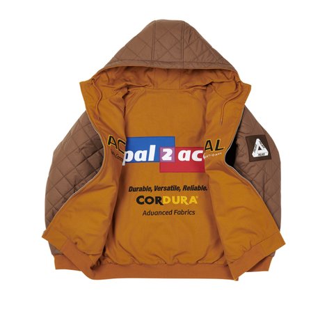 Palace ONE 2 ONE REVERSIBLE JACKET BROWN - Colorway