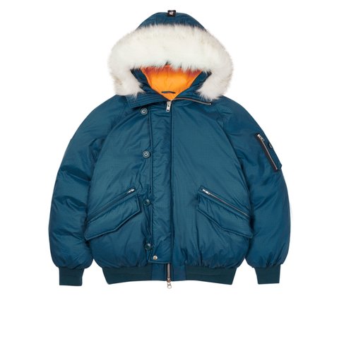 Palace P-2B SHORT PARKA BLUE - Colorway