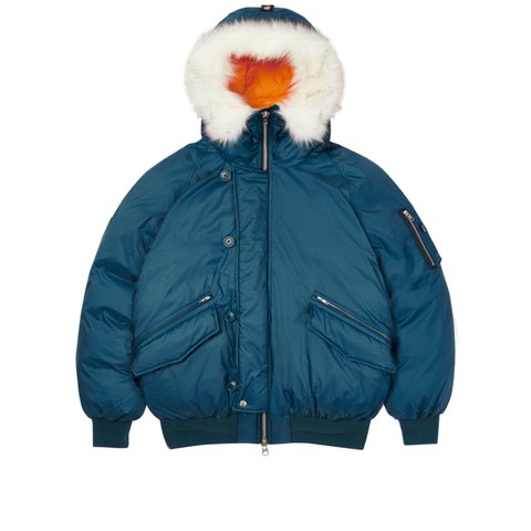 Palace P-2B SHORT PARKA BLUE - Colorway