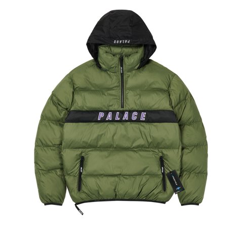 Palace RUFFER PUFFER JACKET GREEN - Colorway