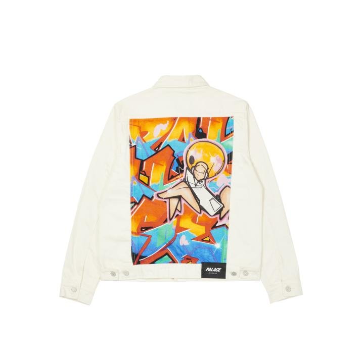 PALACE ZOMBY DENIM JACKET WHITE
