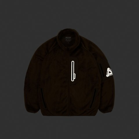 Palace POLARTEC HIGH LOFT TRACK JACKET BROWN - Colorway