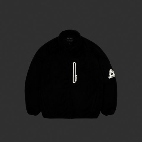 POLARTEC HIGH LOFT TRACK JACKET BLACK