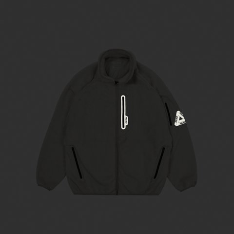 Palace POLARTEC HIGH LOFT TRACK JACKET GREY - Colorway