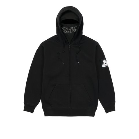 Palace FACEMASK THERMAL HOOD BLACK - Colorway