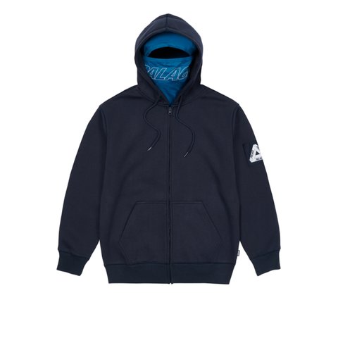 Palace FACEMASK THERMAL HOOD NAVY - Colorway
