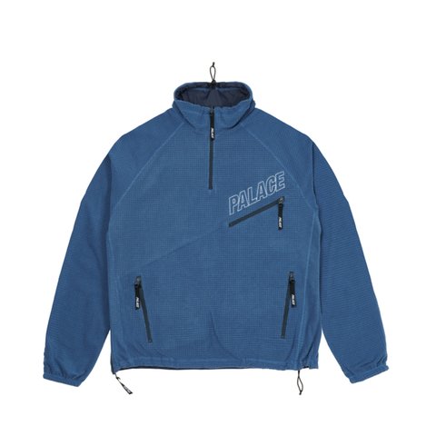 Palace POLAR GRID REVERSE JACKET NAVY - Colorway
