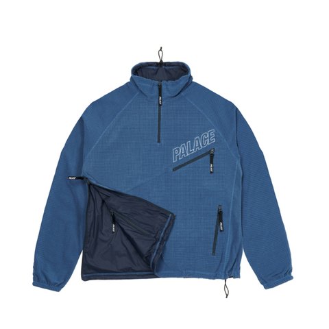 Palace POLAR GRID REVERSE JACKET NAVY - Colorway
