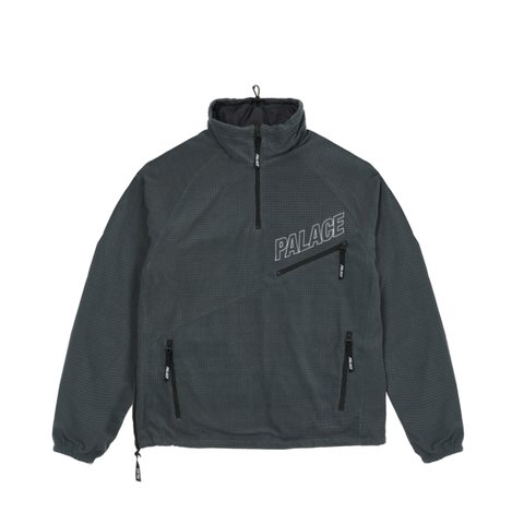 Palace POLAR GRID REVERSE JACKET BLACK - Colorway