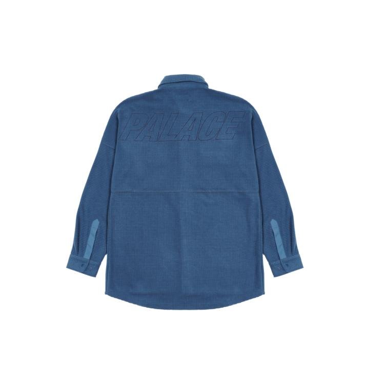 POLAR GRID OVERSHIRT NAVY