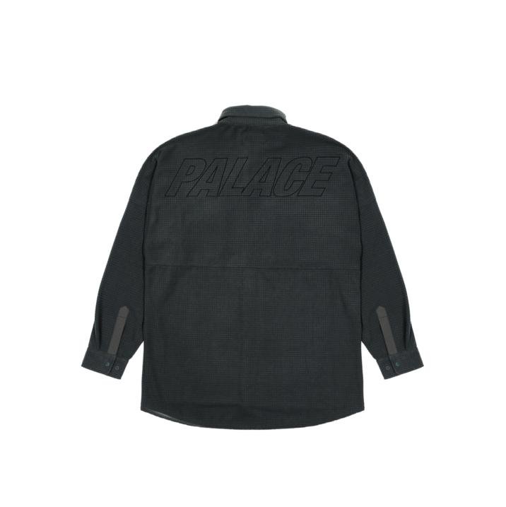 POLAR GRID OVERSHIRT BLACK