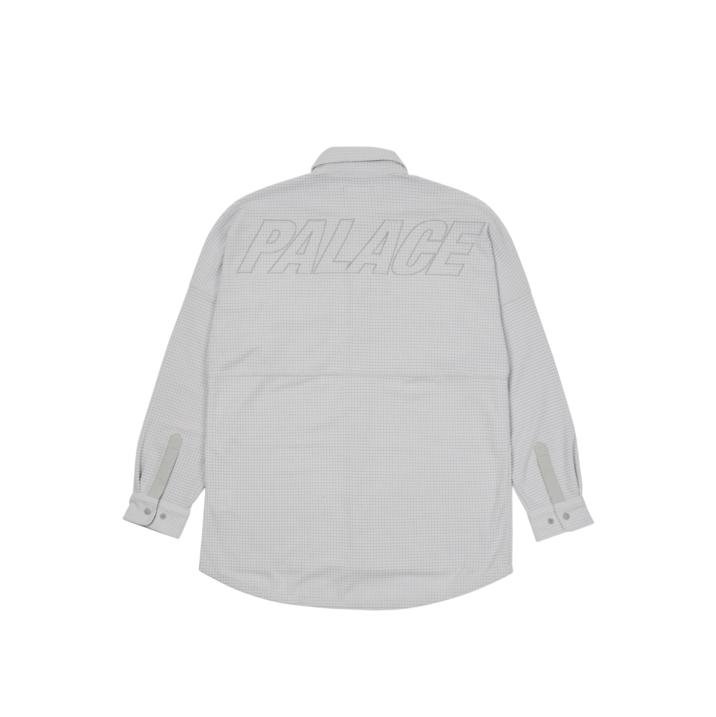 POLAR GRID OVERSHIRT WHITE