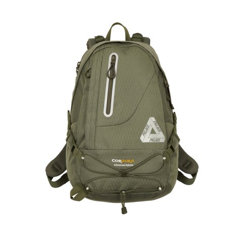 Palace CORDURA DOUBLE DIAMOND BACKPACK OLIVE - Colorway