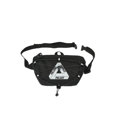 Palace CORDURA DOUBLE DIAMOND 2 WAY WAIST PACK BLACK - Colorway
