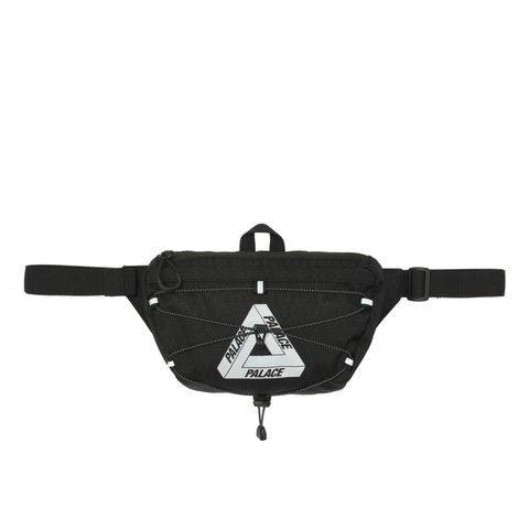 Palace CORDURA DOUBLE DIAMOND 2 WAY WAIST PACK BLACK - Colorway