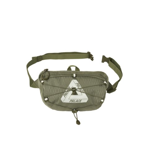 Palace CORDURA DOUBLE DIAMOND 2 WAY WAIST PACK OLIVE - Colorway