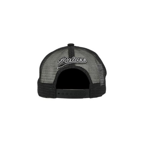 SCRIPT MESH BACK 5-PANEL BLACK