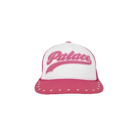 Palace SCRIPT MESH BACK 5-PANEL PINK - Colorway