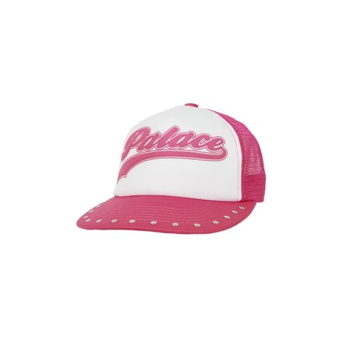 Palace SCRIPT MESH BACK 5-PANEL PINK - Colorway