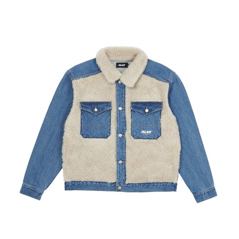 Palace GRIZZLY DENIM JACKET STONE WASH - Colorway