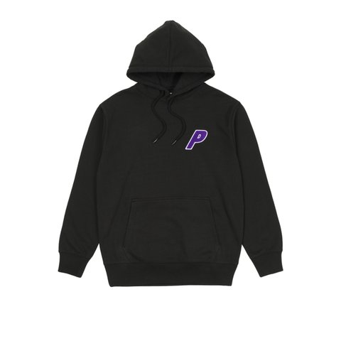 Palace TRI-CHENILLE HOOD BLACK - Colorway