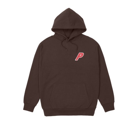 Palace TRI-CHENILLE HOOD BROWN - Colorway