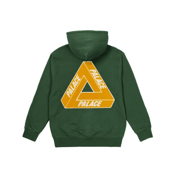 TRI-CHENILLE HOOD GREEN