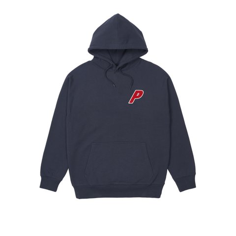Palace TRI-CHENILLE HOOD NAVY - Colorway
