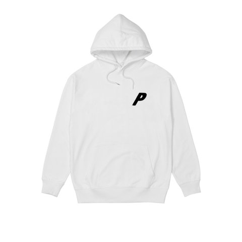 Palace TRI-CHENILLE HOOD WHITE - Colorway